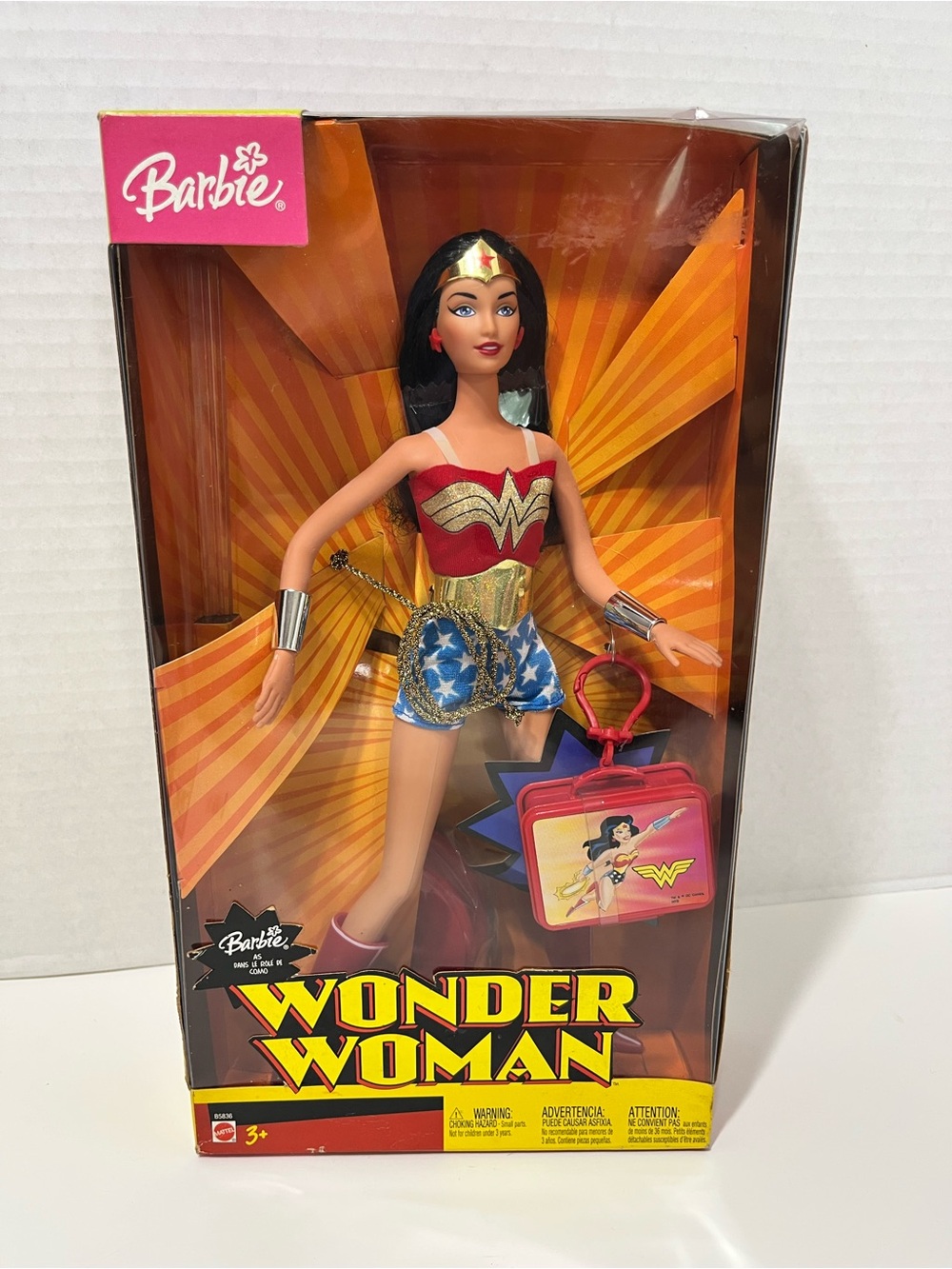 BARBIE as Wonder Woman doll vintage 2003 NWT DC Comics
